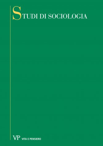 STUDI DI SOCIOLOGIA - 1967 - 1